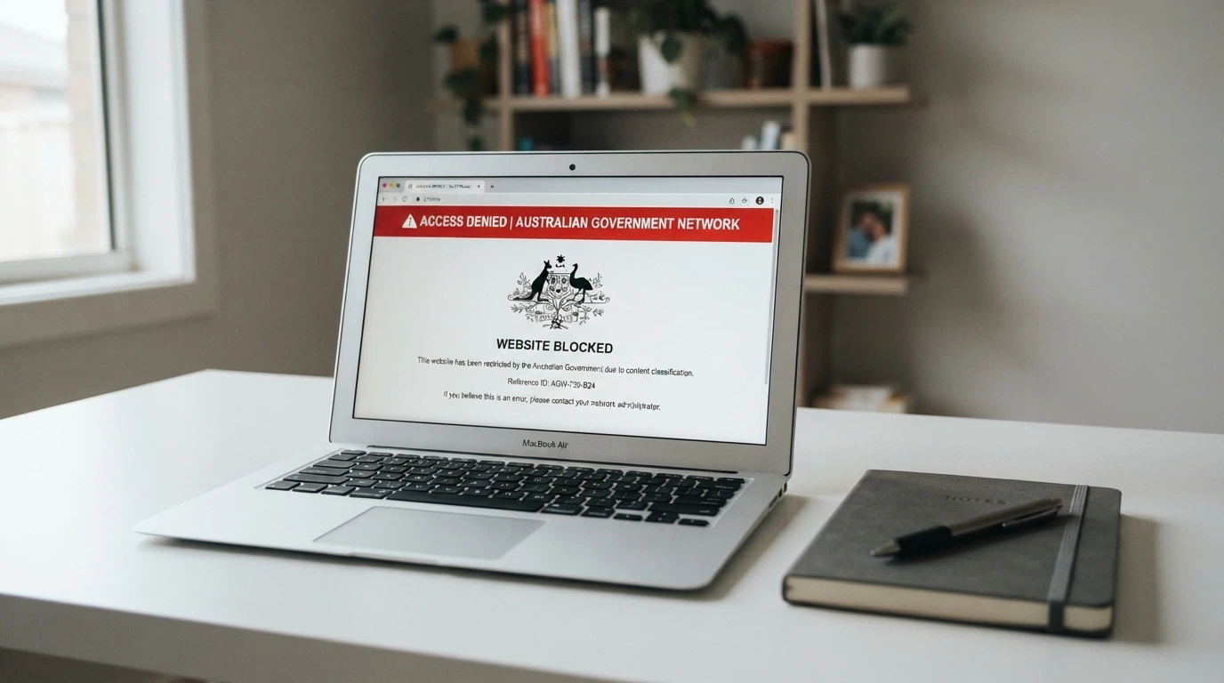 A document page with the Interactive Gambling Act 2001 header and ACMA enforcement action excerpts