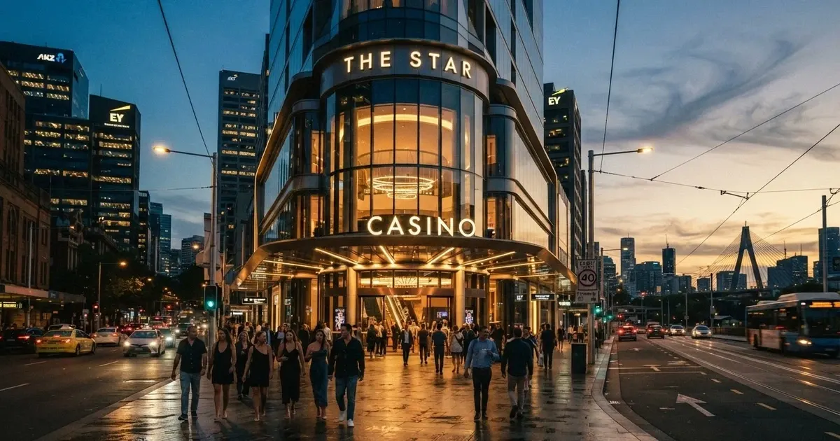 Casino Canberra exterior at 21 Binara Street, Canberra CBD, with the venue entrance visible
