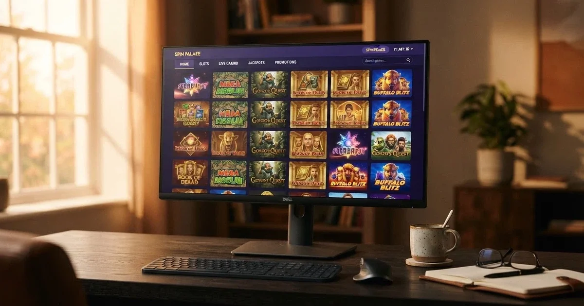 Pocket Pokies Casino homepage viewed on a desktop browser with the game lobby visible